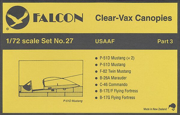 USAAF Part 3 (P51D,F82,B26A,C46,B17E/F/G)  VAX27