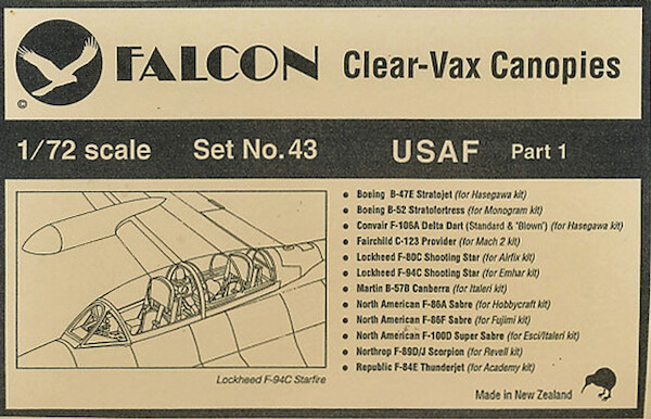 USAF Clearvax Canopies Part 1  VAX43