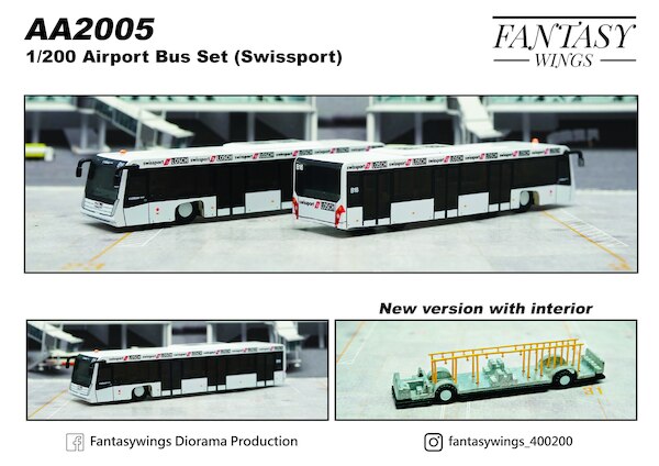 Airport Accessories Airport Bus Swissport, Interior Version AA2005