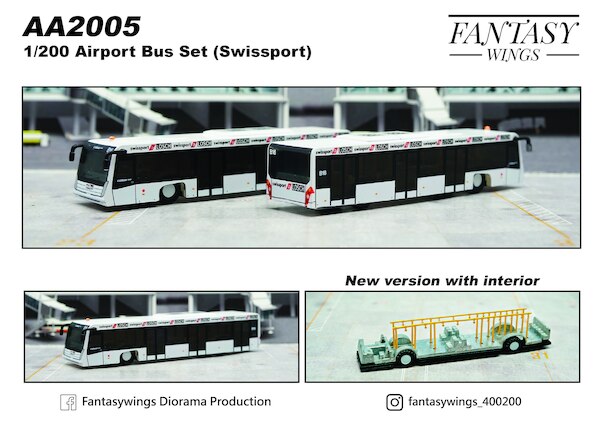 Airport Accessories Airport Bus Swissport, Interior Version  AA2005