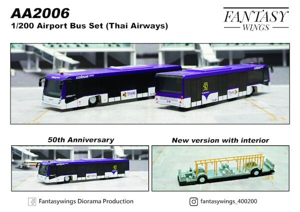 Airport Accessories Airport Bus Thai, Interior Version AA2006