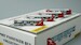 Airport Accessories Airport Bus Qantas Set of 4 AA4003