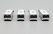 Airport Bus Set ( e.Cobus ) Set of 4  AA4020
