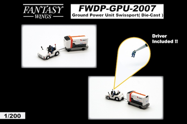Airport Accessories Ground Power Unit Set Swissport FWDP-GPU-2007