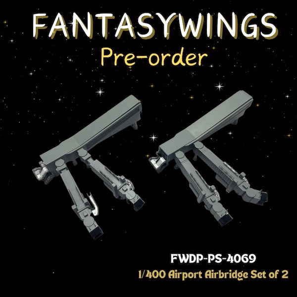 Fantasy Wings FWDP-PS-4069 Airport Accessories Airbridge Set of 2