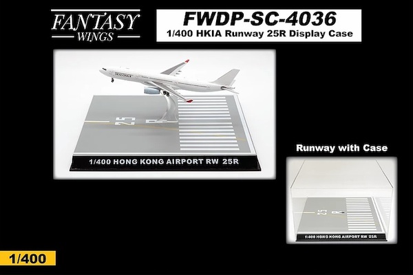 Hong Kong Runway 25R Display Case  FWDP-SC-4036