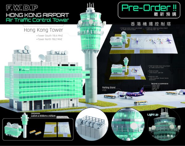 Air Traffic Control Tower Set (HKIA) FWDP-SC-4048