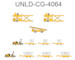 Airport Accessories Cargo Container Set ( DHL)
