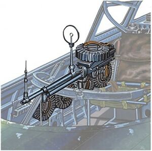 Imperial Japanese Navy type 1, Army Type 98 7.92mm MG15 Machine guns 8x NC12
