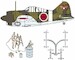 Brewster B339 Buffalo "Japanese Army"with extra ground crew and equipment 48994