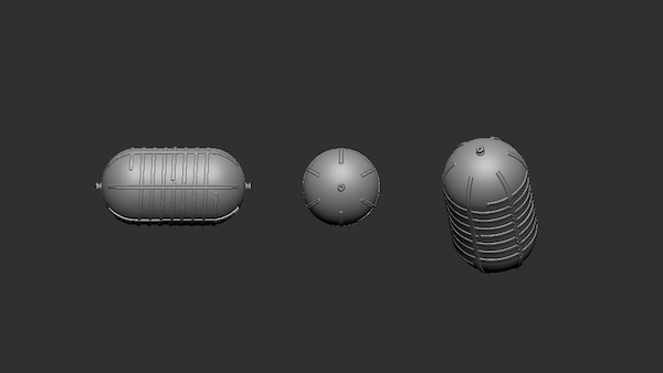 Oxygen tanks  (10 pieces)  L002/48
