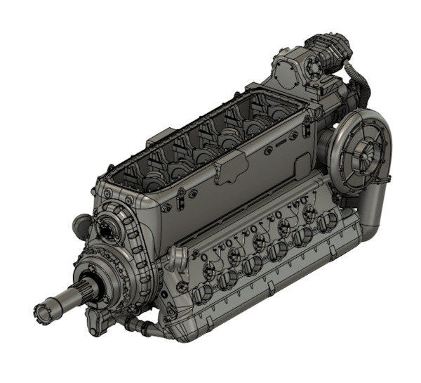Daimler Benz DB605A Engine fmC16005