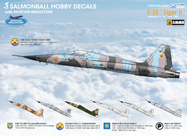 F5E Tiger II (USAF, US Navy, Singapore AF, Malaysian AF) SB72-001