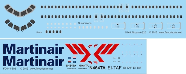 Airbus A320 Martinair (New Scheme)  FD144-202