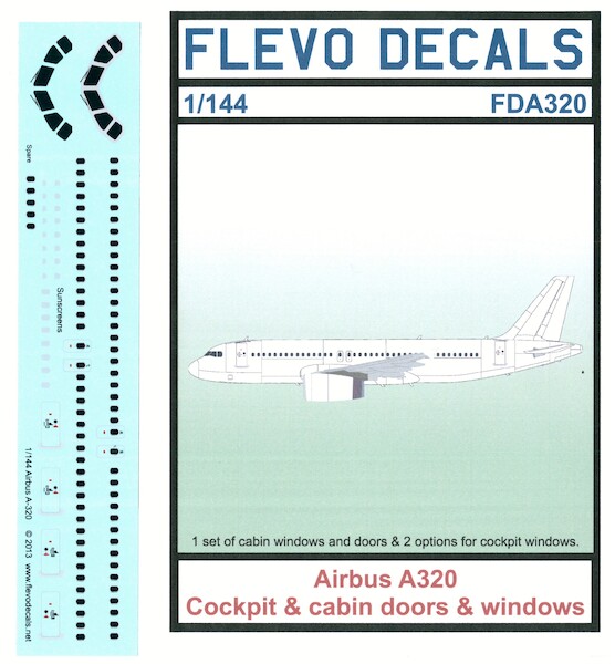 Airbus A320 Cabin & Cockpit windows & doors  FD144-A320