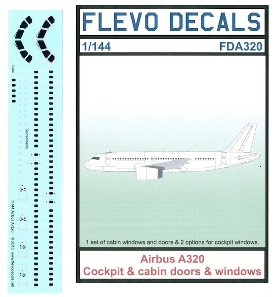 Airbus A320 Cabin & Cockpit windows & doors FD144-A320