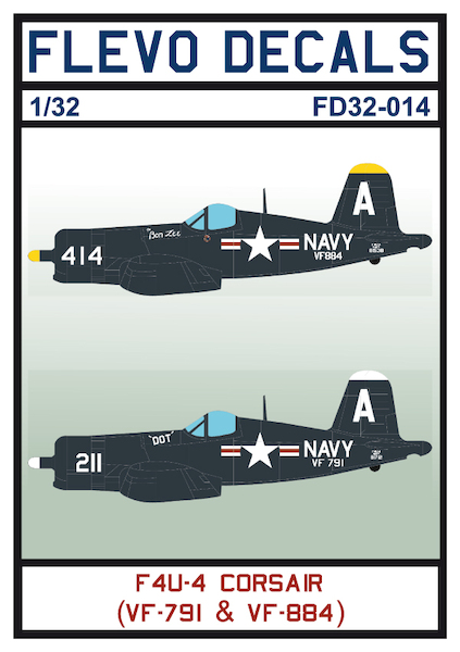 F4U-4 Corsair (VF-791, VF-884)  FD32-014