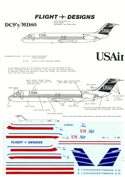 Douglas DC9/MD80 (US Air) FTL043