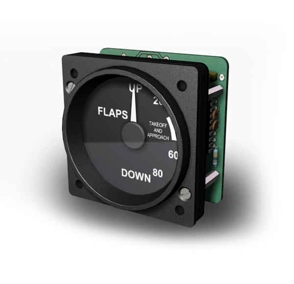 3 positions flap indicator (GSA-055 usb interfase required) GSA-015