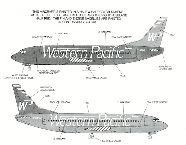 Boeing 737-200 (Western Pacific) N010