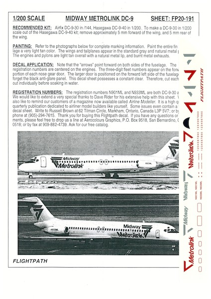DC9-30 (Metrolink) FP20-191