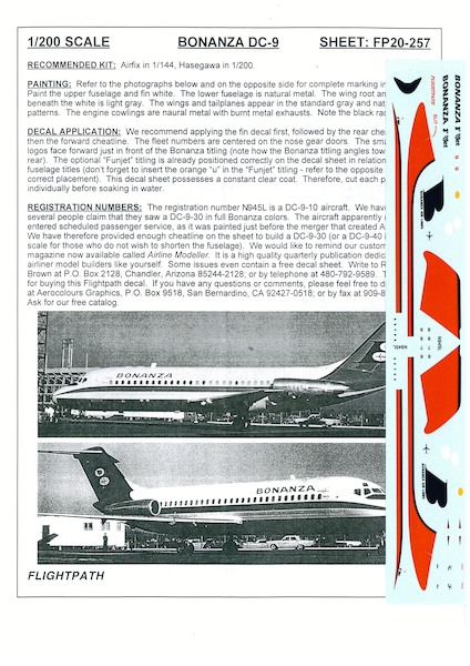 DC9-10/30 (Bonanza)  FP20-257