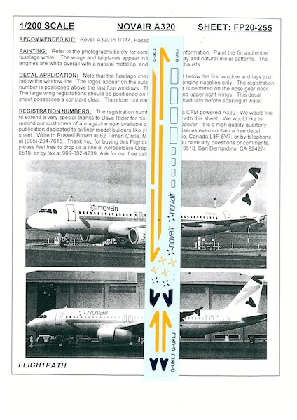 A320 (Novair)  FP30-255