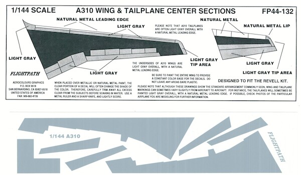 A310 Wing Center Sections (Coroguard) FP44-132
