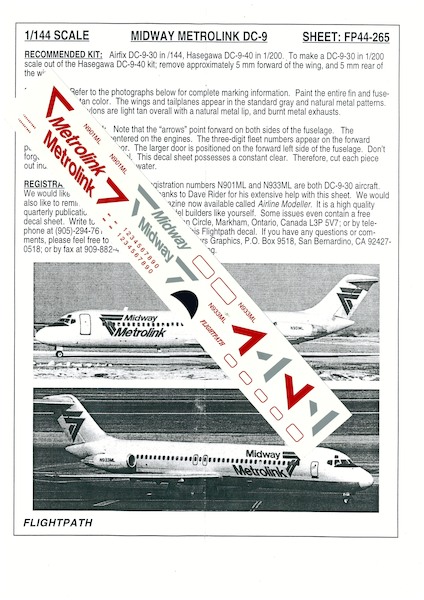 DC9-30 (Metrolink) FP44-265