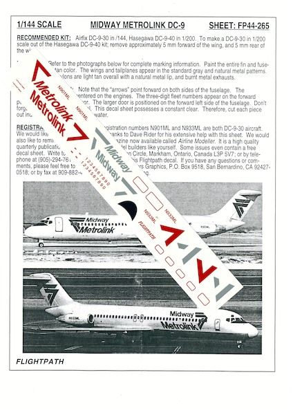 DC9-30 (Metrolink)  FP44-265