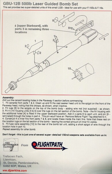 GBU12C Laser Guided Bomb Set (2)  FHGS3211