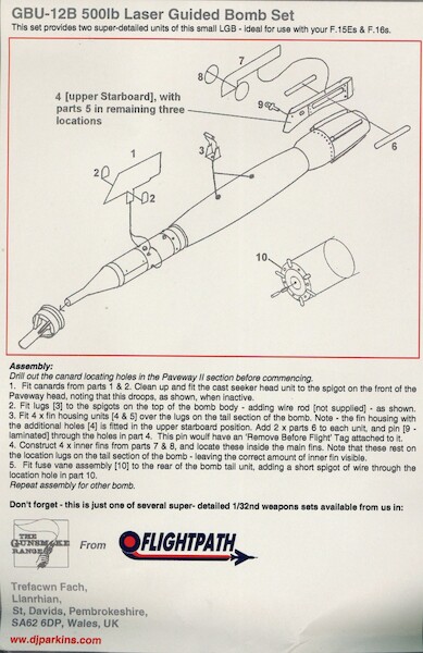 GBU12C Laser Guided Bomb Set (2) FHGS3211