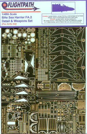 BAE Sea Harrier FA2 Detail and weapon set (For Airfix)  FHP48069