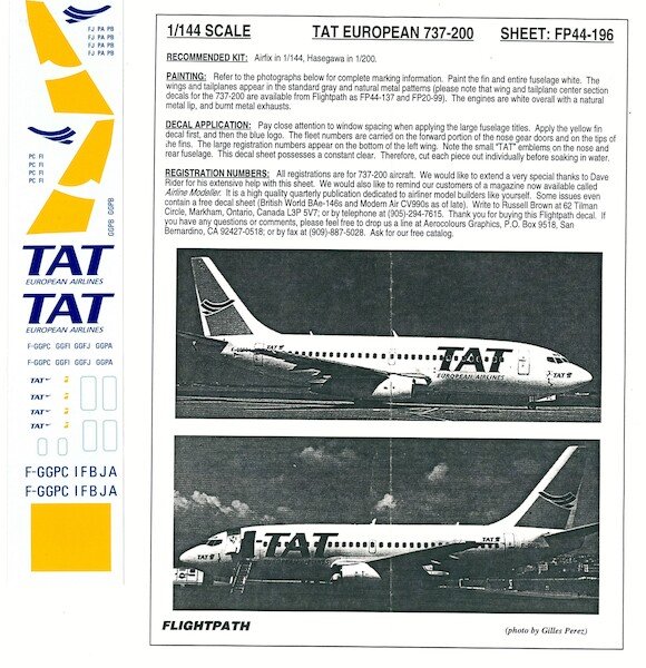 Boeing 737-200 (TAT France)  FP44-196