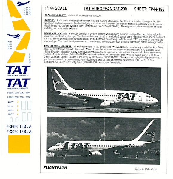 Boeing 737-200 (TAT France) FP44-196