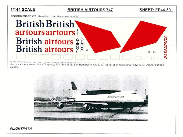 Boeing 747 (British Airtours) FP44-301