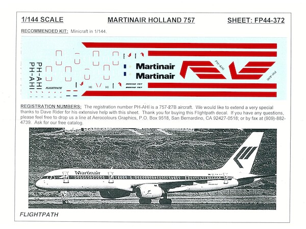 Boeing 757 (Martinair)  FP44-372