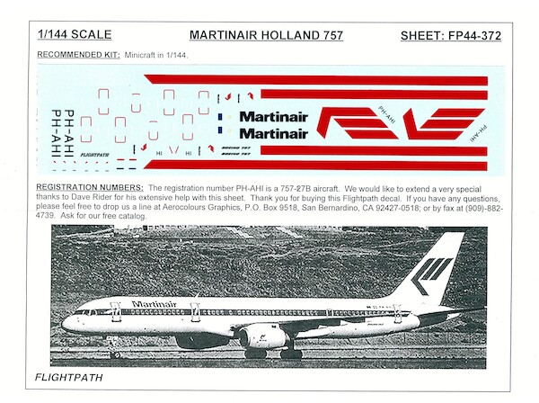 Boeing 757 (Martinair) FP44-372