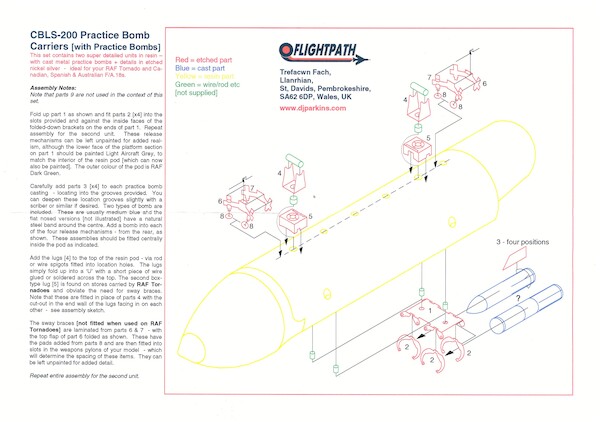 RAF CBLS 200 & 8 Practice Bombs  fp48120