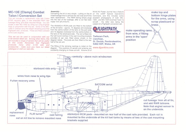 MC130E-1 (Clamp) Combat Talon I Converion set  FP72-104