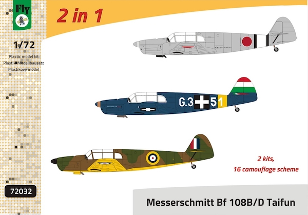 Messerschmitt Bf108 Taifun (2in1)  72032