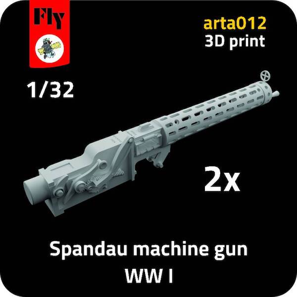 WW1 Spandau machine gun (2x)  ARTA012