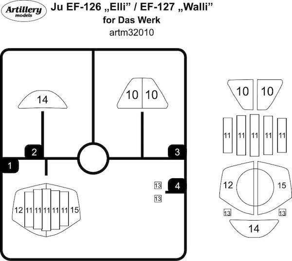 EF126 EIII/EF127 Walli Masking set (Das Werk) ARTM32010