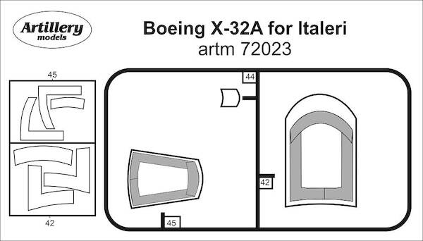 Boeing X32A Masking set (Italeri)  ARTM72023