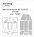 Messerschmitt BF109F/G Masking set (KP) FLY-ARTM72026