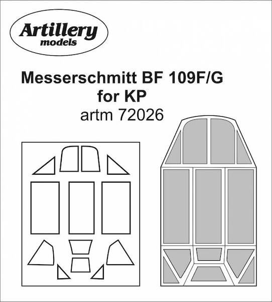 Messerschmitt BF109F/G Masking set (KP) ARTM72026
