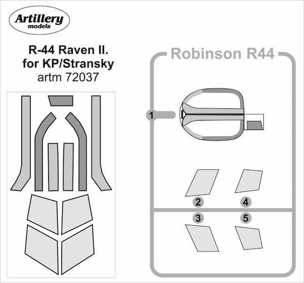 R44 Raven II Masking set (ICM)  ARTM72037