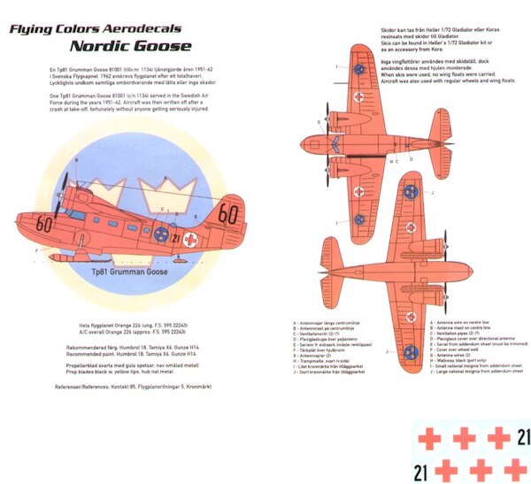 Nordic Goose (TP81 Grumman Goose, Swedish AF) 48-105