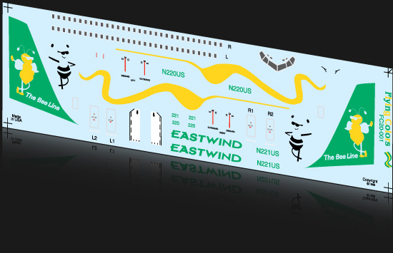 Boeing 737-200 (Eastwind)  FC20-001