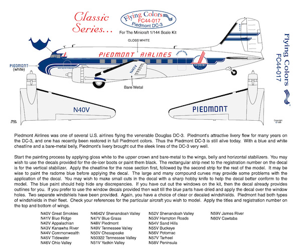 DC3 (Piedmont) FC44-017